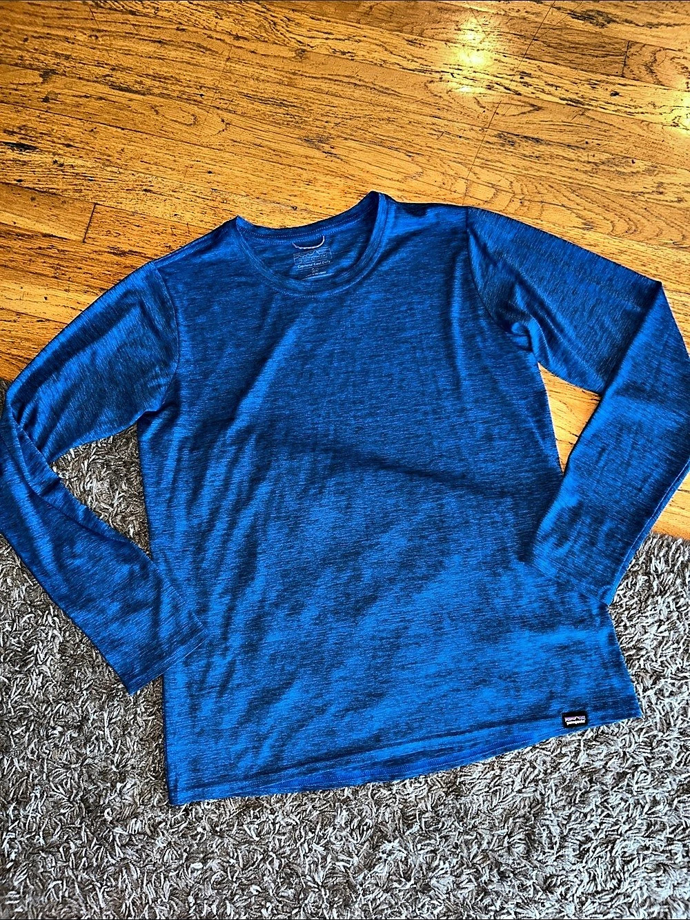 Patagonia Women’s M Capilene Cool Daily Long Sleeve Blue Shirt